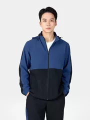 Áo Khoác Gió Nam Can Phối 5S Fashion Tháo Được Mũ BAKG24004