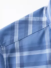 Áo Sơ Mi Nam 5S Fashion Họa Tiết Kẻ Phom Slimfit ASC25057