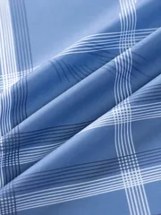 Áo Sơ Mi Nam 5S Fashion Họa Tiết Kẻ Phom Slimfit ASC25057