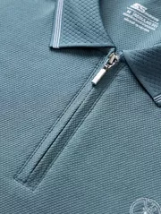 Áo Polo Nam Cổ Kéo Khóa 5S Fashion Dệt Hiệu Ứng APC25004