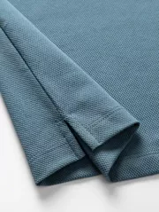 Áo Polo Nam Cổ Kéo Khóa 5S Fashion Dệt Hiệu Ứng APC25004