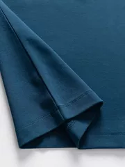 Áo Thun Nam Ngắn Tay 5S Fashion Dệt Bo Cổ Hiệu Ứng ATS25003