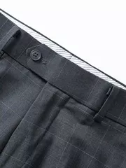 Quần Tây Nam 5S Fashion Kẻ Caro Smart-Fit QAU24007