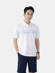 Áo Polo Nam 5S FashionDệt Hiệu Ứng Phối In Phom Casual APC25001