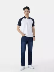 Áo Polo Nam 5S Fashion Tay Raglan Phối Màu Slimfit APC25028