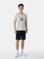 Áo Thun Cổ Tròn Cotton 5S Fashion In Lớn Phom Regular ATS25007