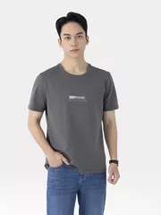 Áo Thun Nam Ngắn Tay 5S Fashion In Đơn Giản ATS25004