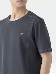 Áo Thun Nam Ngắn Tay 5S Fashion Chần Chỉ Phong Cách ATS25001