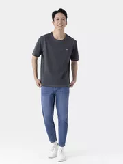 Áo Thun Nam Ngắn Tay 5S Fashion Chần Chỉ Phong Cách ATS25001