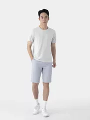 Áo Thun Nam 5S Fashion SMART-COTTON Phom Slimfit ATS25045