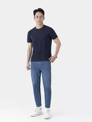 Áo Thun Nam 5S Fashion SMART-COTTON Phom Slimfit ATS25045