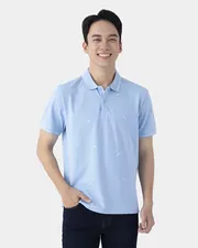 Áo Polo Nam Cotton Họa Tiết 5S Fashion Slimfit APC25061