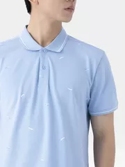 Áo Polo Nam Cotton Họa Tiết 5S Fashion Slimfit APC25061