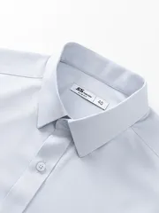 Áo Sơ Mi Nam Ngắn Tay 5S Fashion Màu Ghi Nhạt ASC25020