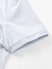 Áo Sơ Mi Nam Ngắn Tay 5S Fashion Màu Ghi Nhạt ASC25020