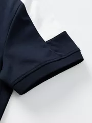 Áo Polo Nam 5S Fashion Can Phối Phom Slimfit APC25026