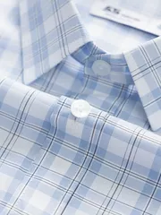 Áo Sơ Mi Nam Dài Tay Kẻ Ô 5S Fashion Phom Regular ASM24007