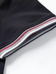 Áo Polo Nam 5S Fashion Cổ Dệt Kẻ Slimfit APC24003