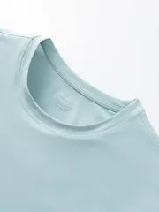 Áo Thun Nam Ngắn Tay Seamless 5S Fashion Trơn Regular ATS25017
