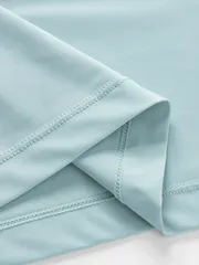 Áo Thun Nam Ngắn Tay Seamless 5S Fashion Trơn Regular ATS25017
