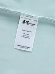 Áo Thun Nam Ngắn Tay Seamless 5S Fashion Trơn Regular ATS25017