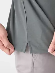 Áo Polo Nam 5S Fashion Dệt Chữ Bo Tay APC25042