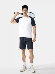 Áo Thun Nam Ngắn Tay 5S Fashion Tay Raglan Slimfit ATS25055