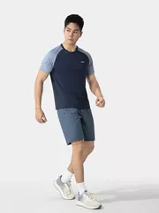 Áo Thun Nam Ngắn Tay 5S Fashion Tay Raglan Slimfit ATS25055