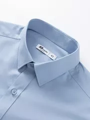 Áo Sơ Mi Nam Ngắn Tay 5S Fashion Dệt Hiệu Ứng ASC25001