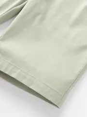 Quần Short Kaki Nam 5S Fashion Cotton Cạp Dệt Chữ Slimfit QSK25002