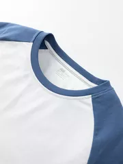 Áo Thun Nam 5S Fashion Tay Raglan Phom Slimfit ATS25008