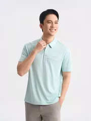 Áo Polo Nam 5S Fashion In Ngang Ngực Slimfit APC25010