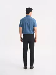 Áo Sơ Mi Nam Ngắn Tay Có Túi 5S Fashion Kẻ Caro ASC25014