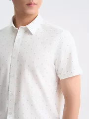 Áo Sơ Mi Nam 5S Fashion Họa Tiết Phom Slimfit ASC25030