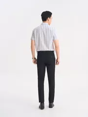 Áo Sơ Mi Nam Cộc Tay 5S Fashion Kẻ Caro Phom Slimfit ASC25058