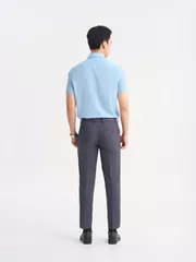 Áo Sơ Mi Nam Ngắn Tay 5S Fashion Dệt Kẻ Ngang Slimfit ASC25061
