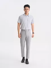 Áo Sơ Mi Nam Ngắn Tay 5S Fashion Casual Kẻ Sọc ASC25010