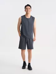 Áo Tanktop Nam 5S Fashion Trơn Basic Regular ASN25003