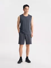 Áo Tanktop Nam 5S Fashion Trơn Basic Regular ASN25003