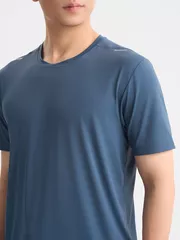 Áo Thun Nam Thể Thao 5S Fashion In Lưng ATS25018