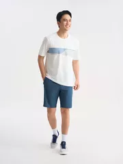 Áo Thun Nam Ngắn Tay 5S Fashion In Graphic Phom Casual ATS25028