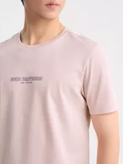 Áo Thun Cổ Tròn Cotton 5S Fashion In Đơn Giản Casual ATS25031