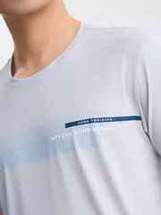 Áo Thun Nam Thể Thao 5S Fashion In Phong Cách ATS25016