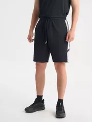 Quần Short Nam Casual Can Phối In Chữ Slimfit QSC25002