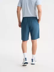 Quần Short Thể Thao Nam 5S Fashion Cạp Cúc Phối Chun Trơn QST25015