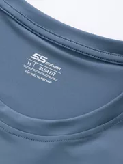 Áo Thun Nam Thể Thao 5S Fashion In Đơn Giản Phom Slimfit ATS25014