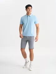 Áo Polo Nam Thể Thao 5S Fashion Dệt Jacquard Slimfit APC25036
