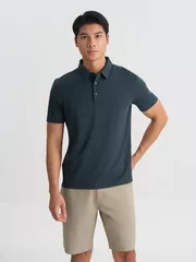 Áo Polo Nam Thể Thao 5S Fashion In Chữ Tay Regular APC25039