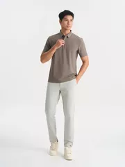 Áo Polo Nam Thể Thao 5S Fashion In Cổ Phom Regular APC25055