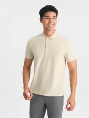 Áo Polo Nam Họa Tiết Hình Học 5S Fashion Slimfit APC25076